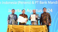 Dorong Pengembangan Infrastruktur, Bank Mandiri Perkuat Kemitraan dengan Pelindo