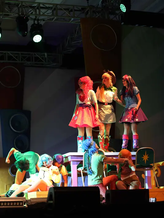 Serial adaptasi dari animasi My Little Pony, digelar di Sheraton Grand Gandaria City selama tiga hari dan berakhir pada 13 November 2016. (Nurwahyunan/Bintang.com)