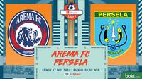 Shopee Liga 1 Arema FC Vs Persela Lamongan (Bola.com/Adreanus Titus)
