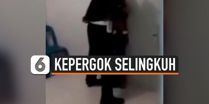 VIDEO: Sambil Gendong Bayi, Detik-Detik Istri Pergoki Suami Selingkuh di Hotel