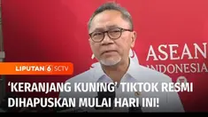 Tiktok Indonesia resmi menghentikan transaksi e-commerce mulai 4 Oktober, hari ini. Pemerintah menegaskan, aktivitas sosial media dan e-commerce tidak boleh digabungkan.