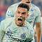 Selebrasi Lautaro Martinez dalam laga  Serie A antara Genoa vs Inter Milan, Senin (15/12/2025). (Tano Pecoraro/LaPresse via AP)