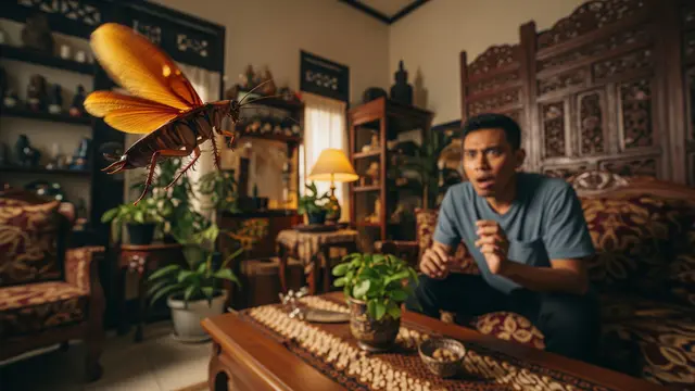 Terjebak Satu Ruangan dengan Kecoak Terbang? Ini Cara Efektif Menghadapinya