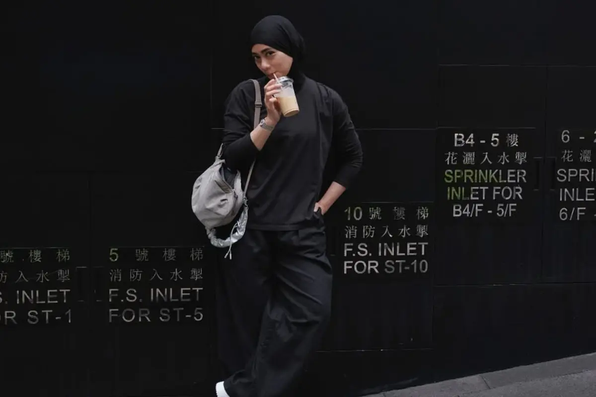 Ayudia Bing Slamet saat jelajah Hong Kong yang Ramah Muslim. [@ayudiac]
