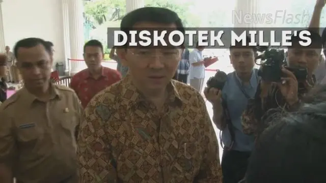  Gubernur DKI Jakarta Basuki Tjahaja Purnama atau Ahok memastikan menutup diskotek yang menjadi tempat para pemakai narkoba.
