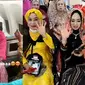 Penampilan glamor jemaah asal Bugis Makassar usai pulang haji. (Dok: TikTok @muhammadalim97)