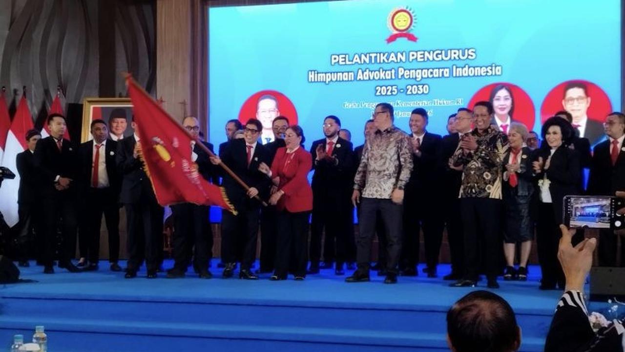 Menteri Hukum Lantik Pengurus HAPI 2025-2030, Dorong Advokat Jadi Pejuang Keadilan di Desa
