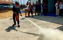 Disdamkarmat Natuna Gelar Pelatihan Penanggulangan Kebakaran, Tingkatkan Kesiapsiagaan Relawan dan Anggota Polres