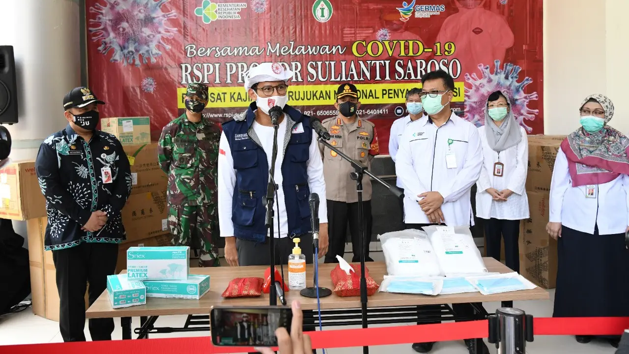 RIB Bagikan 4.600 Alat Kesehatan ke Tenaga Medis di RSPI Sulianti Saroso