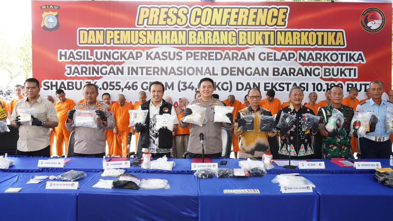 Sita Sabu 34 Kg, Irjen Iqbal: Narkoba Kami Sapu Bersih