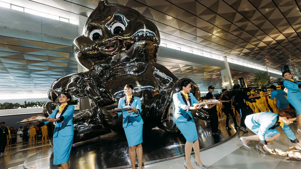 Intip patung Butter Baby di Bandara Internasional Soekarno Hatta yang siap sapa para traveller (Butter Baby)