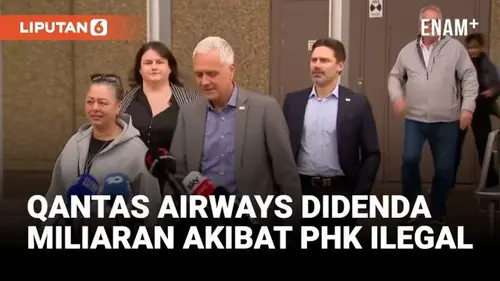 Qantas Didenda 90 Juta Dolar Australia atas PHK Ilegal 1.820 Karyawan