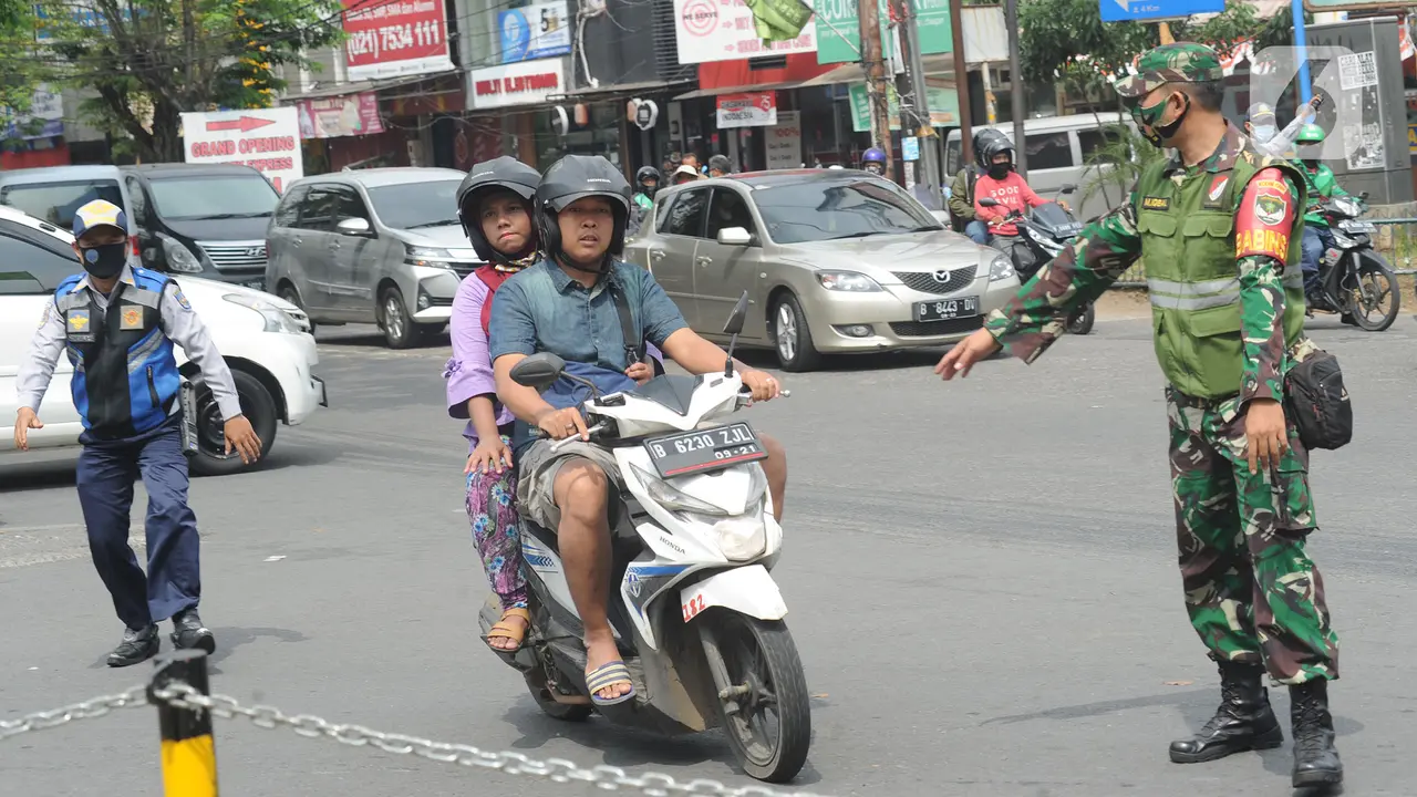 FOTO: Macam-Macam Hukuman Bagi Pelanggar PSBB Kota Depok