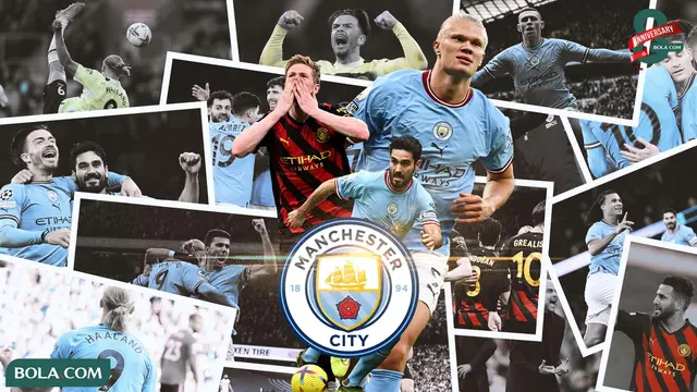 Manchester City - Momen-Momen terbaik Manchester City di Premier League 2022/2023
