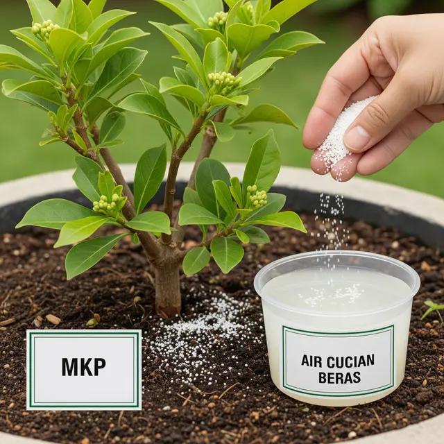Tips Jitu Merangsang Pohon Buah Tanpa Harus Menebang (Image by Gemini AI)