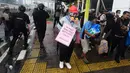 Aksi ini menyoroti pemberian tunjangan perumahan anggota DPR sebesar Rp 50 juta/bulan. (merdeka.com/Arie Basuki)