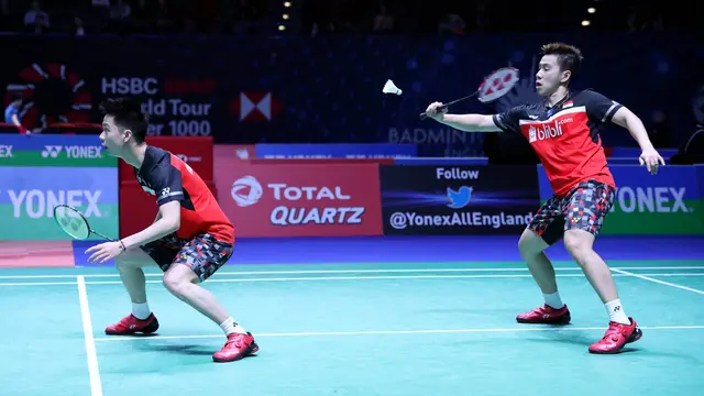 Kevin Sanjaya Sukamuljo/Marcus Fernaldi Gideon, All England 2019