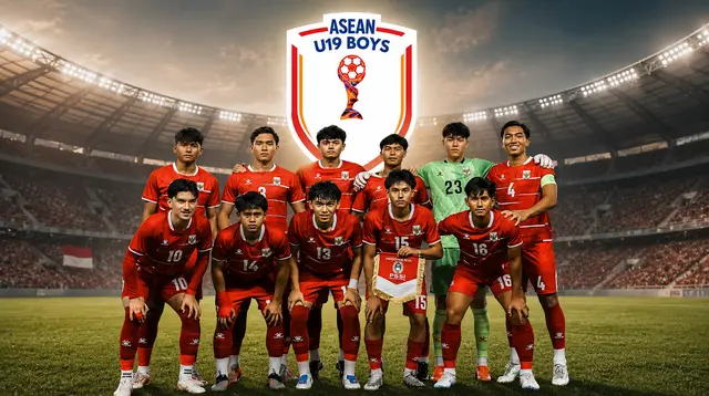Timnas Indonesia U-19 di Piala AFF U-19 2026! Live di SCTV, Indosiar, dan Vidio. (Generated Chatgpt AI)