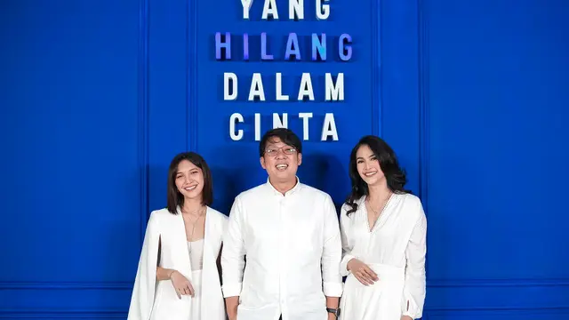 Sheila Dara, Yandi Laurens dan Maudy Koesnaedi dalam konferensi pers serial Yang Hilang dalam Cinta. (Foto: Disney)