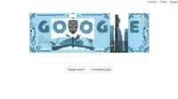 Google doodle menampilkan gambar unik untuk memperingati hari ulang tahun tepat seabadnya Thor Heyerdahl.