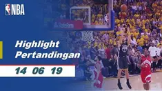 Berita video cuplikan pertandigan seru game 6 Final NBA 2019 antara Toronto Raptors melawan Golden State Warriors di Oracle Arena, Oakland, Jumat (14/6/2019) pagi hari WIB.