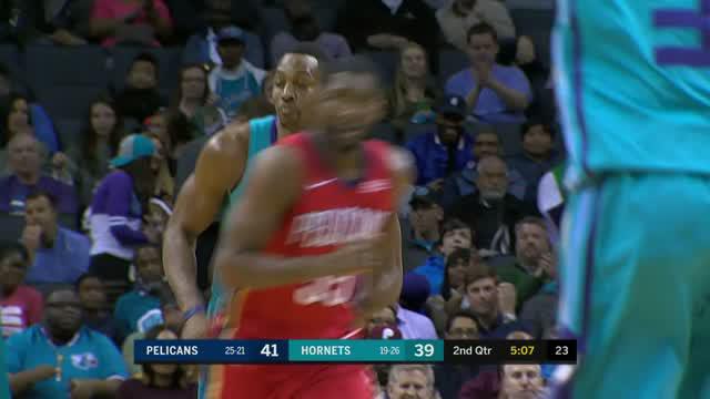 Berita video game recap NBA 2017-2018 antara New Orleans Pelicans melawan Charlotte Hornets dengan skor 101-96.