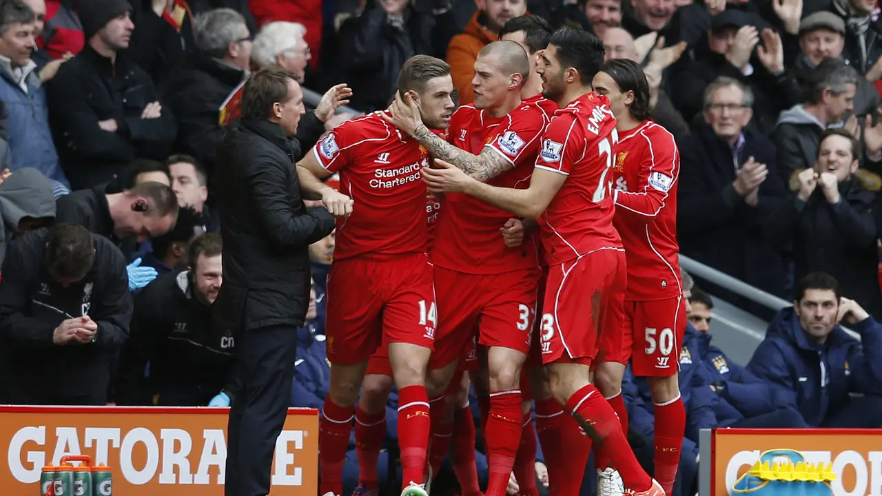 Selebrasi Pemain Liverpool