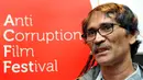 Alex Komang menjadi pembicara di acara diskusi Anti Corruption Film Festival (ACFFest) 2014, Jakarta, Rabu (27/8/2014) (Liputan6.com/Panji Diksana)