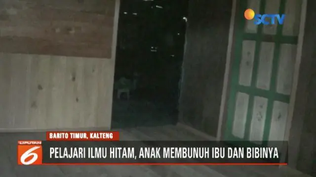 Seorang anak di Barito Timur, Kalimantan Tengah, membunuh ibu dan bibinya lantaran dilarang bongkar makam ayah.