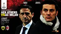 AEK Athens vs AC Milan (Liputan6.com/Abdillah)