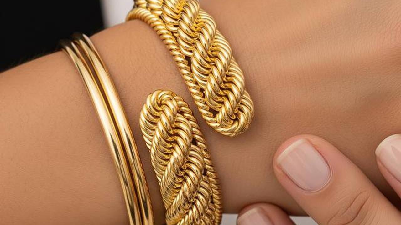 8 Model Gelang Emas Lilit London Murni Paling Dicari, Investasi Cantik Anti Rugi