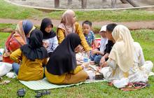 FOTO: Serunya Mengisi Libur Akhir Pekan di Tebet Eco Park