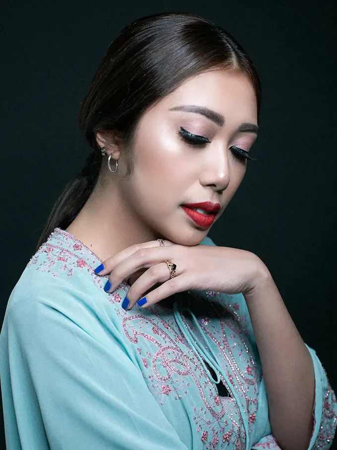 Natural Glam Makeup Look (Pink Red) - Picci Ramlan for FIMELA.com