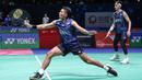 Fajar Alfian/Muhammad Rian Ardianto saat menghadapi wakil Korea Selatan, Kang Min-hyuk/Seo Seung-jae pada babak pertama All England 2023, Rabu (15/3/2023). Fajar Alfian/Muhammad Rian Ardianto sukses menekuk sesama wakil Indonesia sekaligus juara bertahan di babak perempatfinal All England 2023, Muhammad Shohibul Fikri/Bagas Maulana dengan dua game langsung, 21-18, 21-13. (Dok. PBSI)