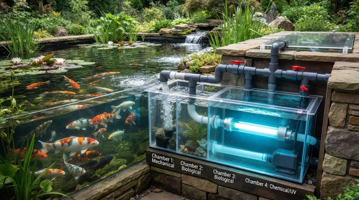 Cara Menjaga Kolam Ikan Tetap Bersih Tanpa Harus Sering Menguras Air