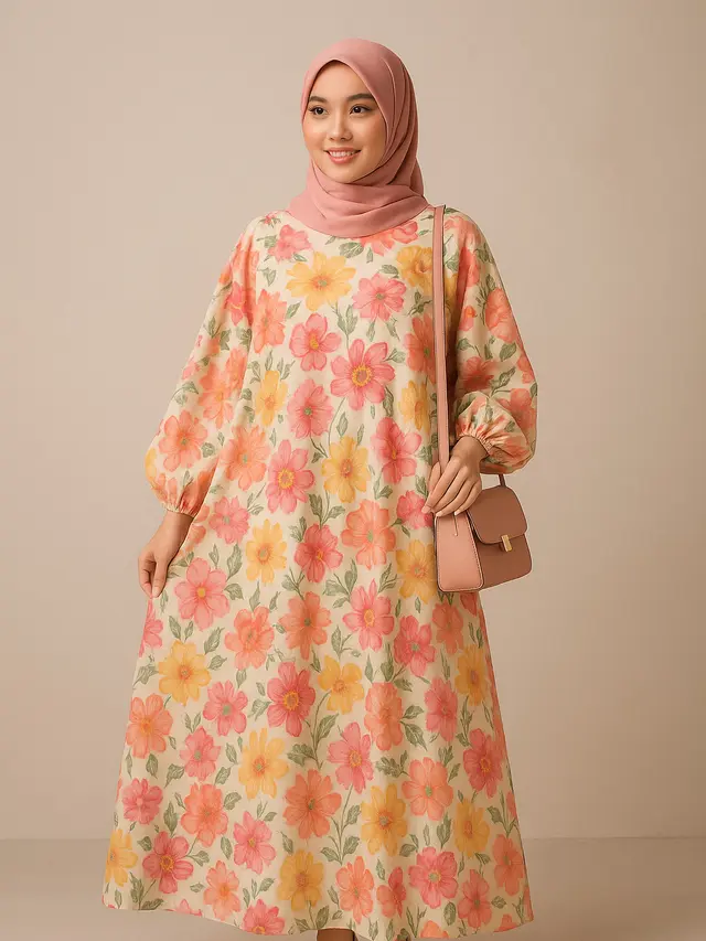Model Gamis Oversize yang Trend 2025/AI