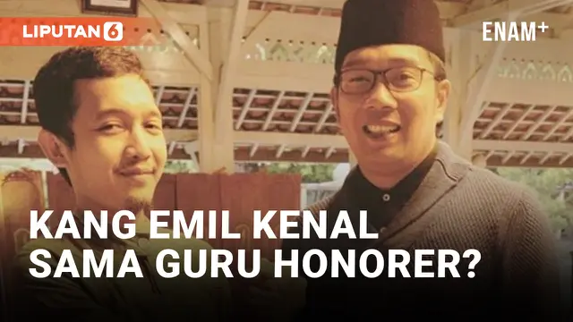 Guru Honorer yang Dipecat Teman Lama Ridwan Kamil?