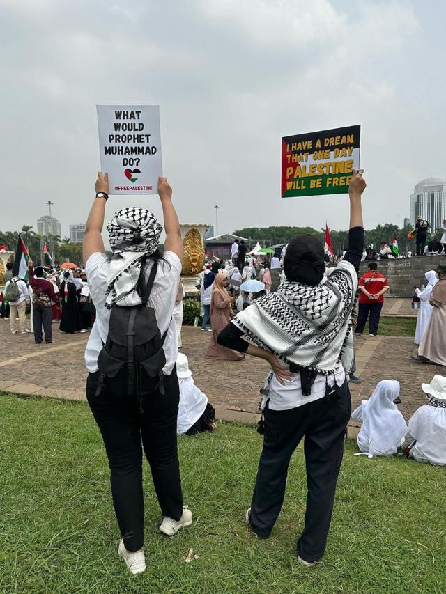 Al Ghazali ikut Aksi Bela Palestina (Instagram)