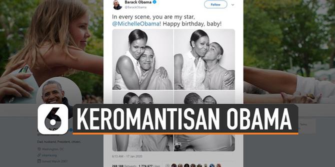 VIDEO: Potret Romantis Obama dan Istri Bikin Kagum Warga Twitter