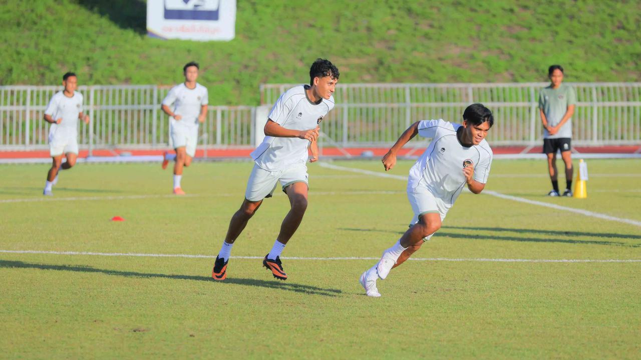 FOTO: Timnas Indonesia U-22 Matangkan Persiapan Jelang Laga Perdana SEA Games 2025