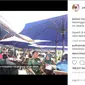 Vlog terbaru Presiden Jokowi saat menjajal makanan lokal di KM 597 Magetan, Tol Trans Jawa (Foto: Instagram @jokowi)
