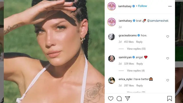 Halsey, penyanyi yang juga penggemar berat LA Lakers