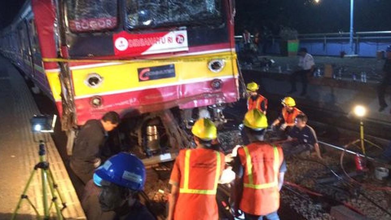 Polisi duga tabrakan KRL di Stasiun Juanda akibat masinis lalai