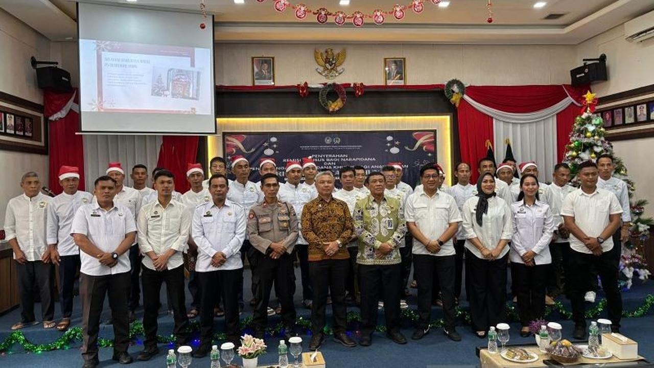 34 Warga Binaan Lapas Padang Raih Remisi Natal 2025, Dorong Perilaku Positif