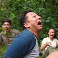Pemeran Ringgo Agus Rahman kembali menghiasi layar lebar. Nuansa berbeda dalam film terbarunya berjudul Berangkat. Selain Ringgo, film ini dibintangi oleh Tanta Ginting, Tarra Budiman,  dan Ayushita. (Instagram/berangkatthemovie_)