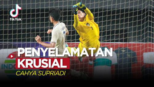 VIDEO Tiktok Bola: Deretan Penyelamatan Krusial Cahya Supriadi Saat Timnas Indonesia Kontra Thailand di Piala AFF 2022