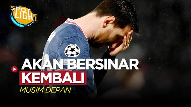 Berita video spotlight yang membahas tentang empat pemain yang bisa kembali bersinar pada musim depan, salah satunya ialah Lionel Messi di PSG.