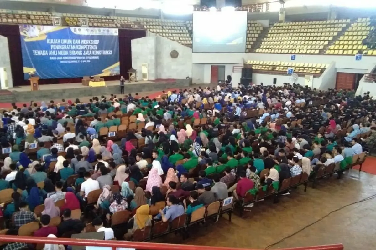 Tingkatkan Kompetensi, Kementerian PUPR Gelar Workshop Konstruksi bagi 2.405 Mahasiswa di Lampung