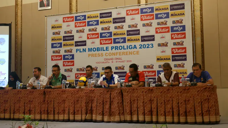 Jumpa Pers Para Pelatih sebelum laga Final Proliga 2023