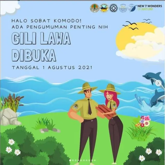 Syarat Kunjungan ke Gili Lawa TN Komodo yang Sudah Buka Kembali